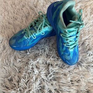 MELO Kids Sneakers - Aqua and Teal
